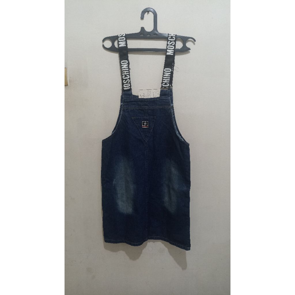 Overall rok jeans moschino import bangkok