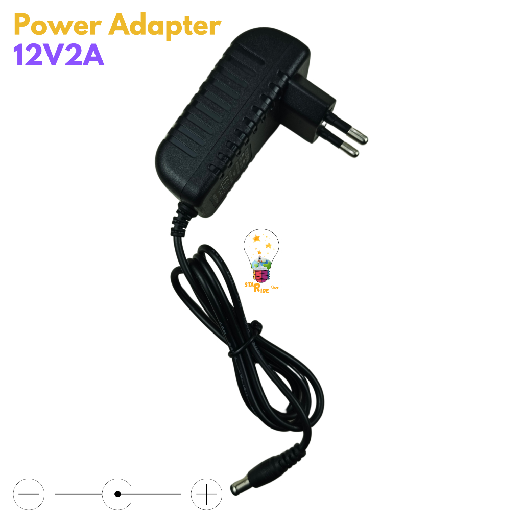 Power Supply AC/DC Adapter Adaptor 12 Volt 2 Ampere