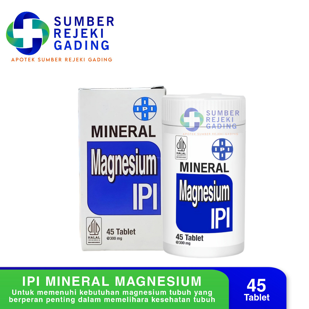 Vitamin Magnesium - IPI Mineral Magnesium Tablet 45 Tablet