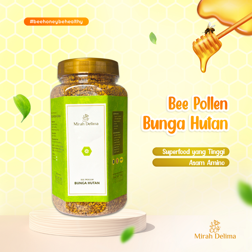 

Raw Bee Pollen - Natures Super Food - Bunga Hutan