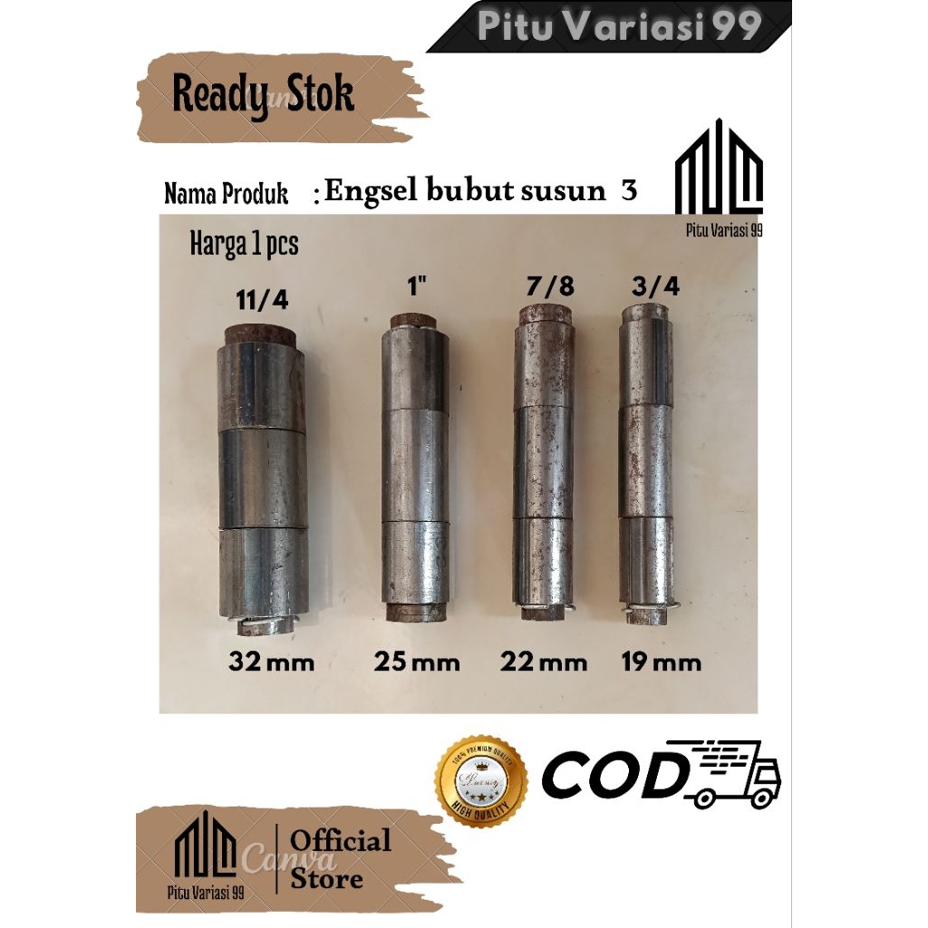 ENGSEL BUBUT 1 INCH SUSUN 3