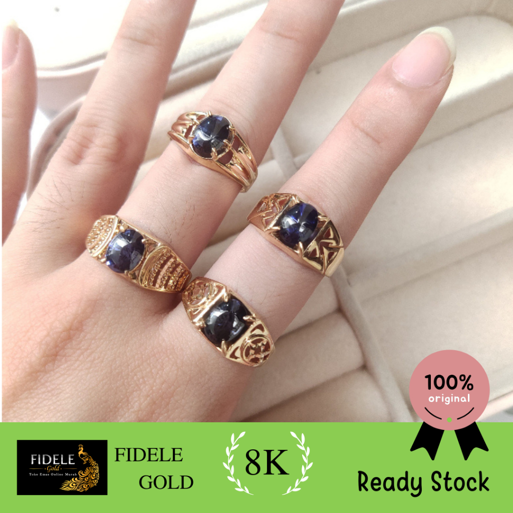 Cincin Pria Emas Kuning Kadar 375 8k