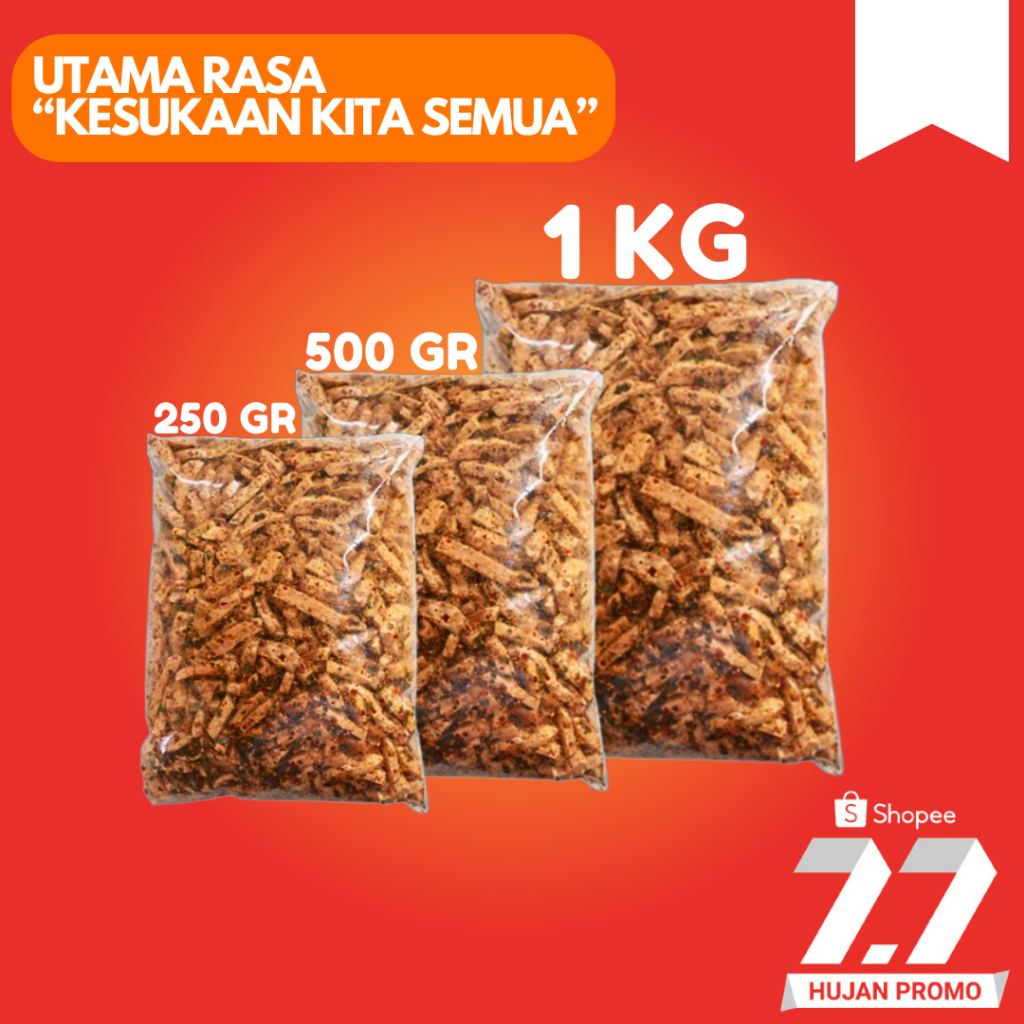 

Basreng Pedas Daun Jeruk 1KG | Basreng Viral | Basreng Stik | Basreng Sultan