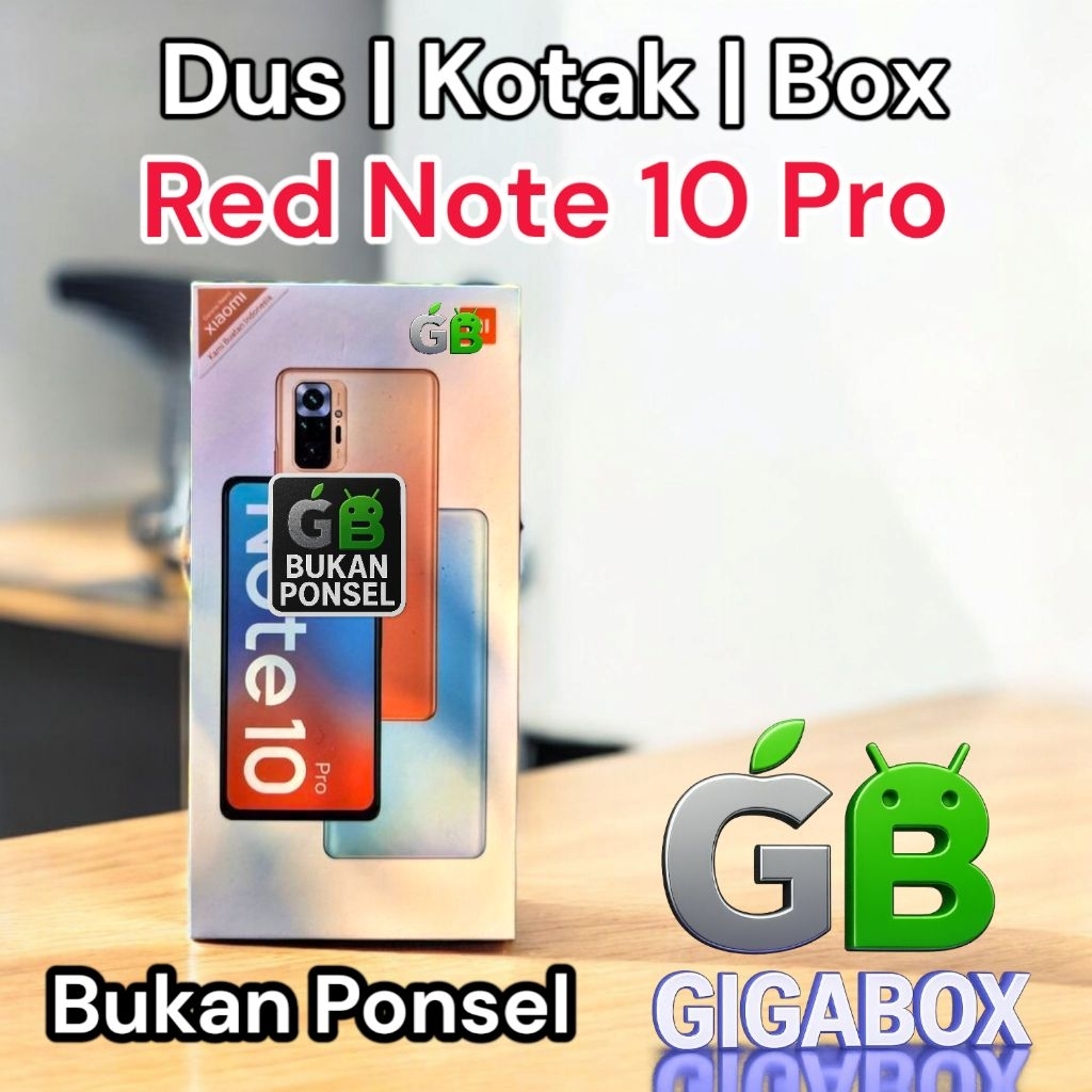 

Dus | Kardus | Box Kemasan Red Note 10 Pro – (Dus Only) untuk Pajangan Dekoratif