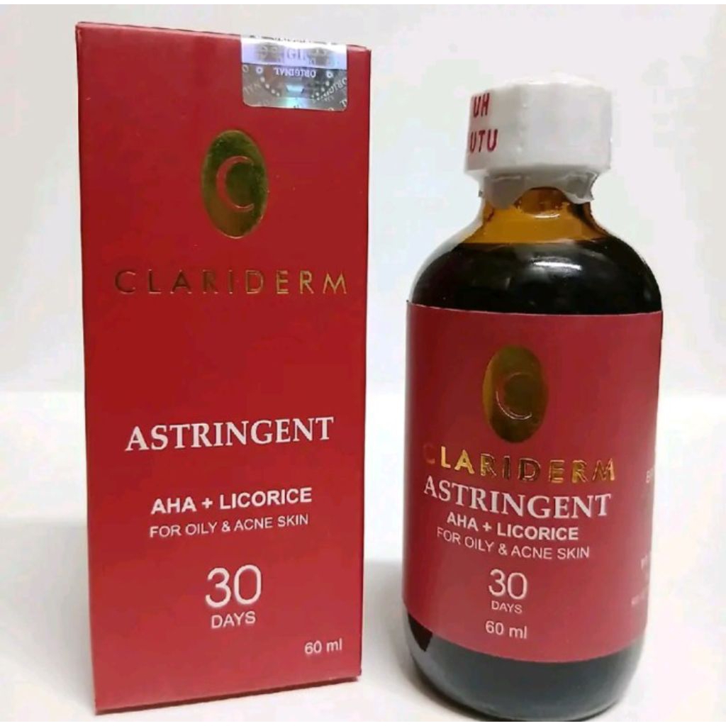 TONER CLARIDERM ORIGINAL BPOM - Clariderm Astringent Toner BPOM