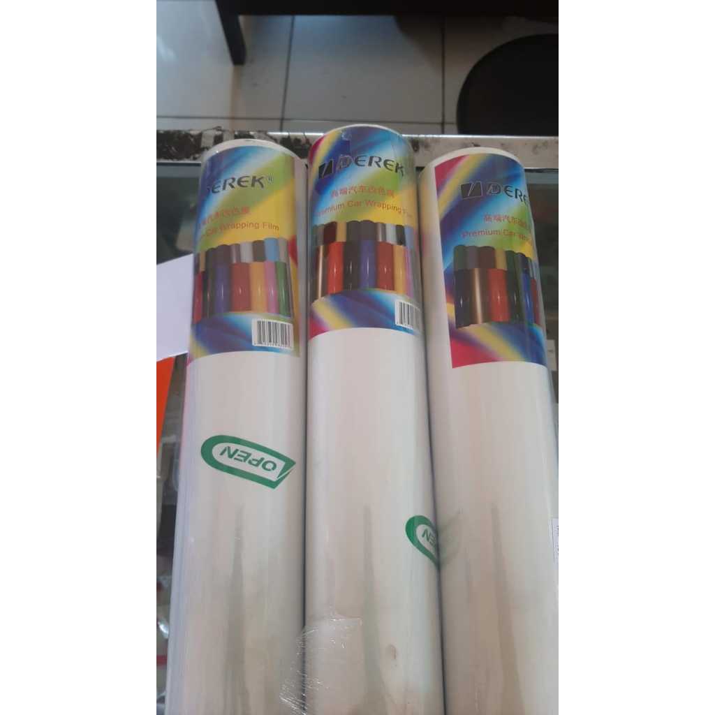 Sticker Skotlet Putih Lembayung Mutiara Glossy Derek