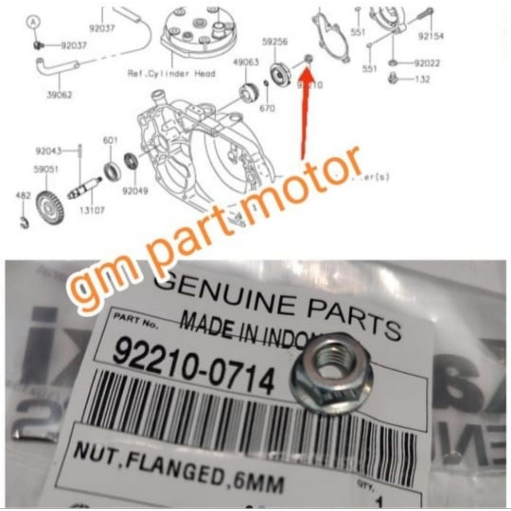 mur as water pump waterpump Ninja rr r ss original