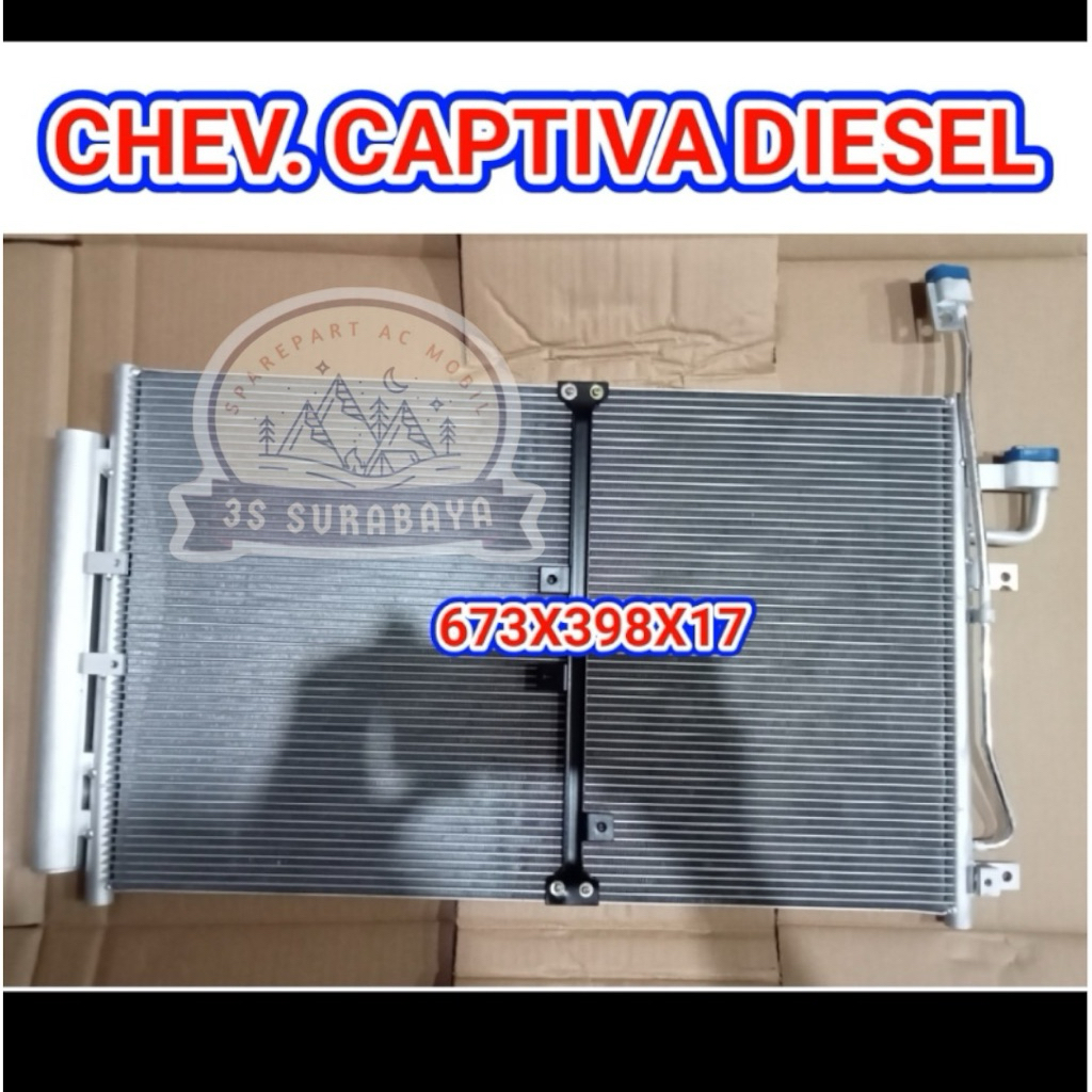 Kondensor Captiva diesel Chevrolet Condensor Ac mobil (Baru/New)