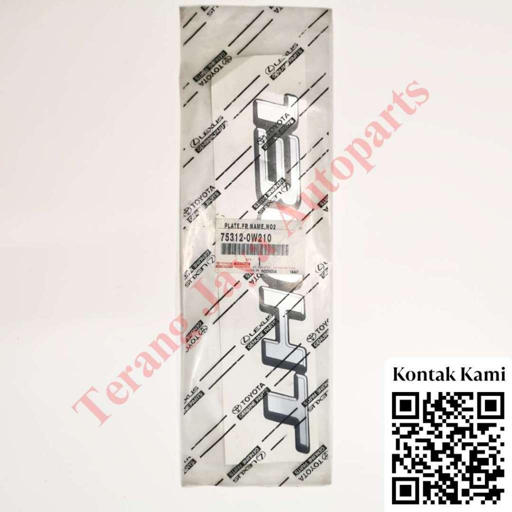 

Logo Emblem Stiker 130 HT 75312-0W210 ASLI