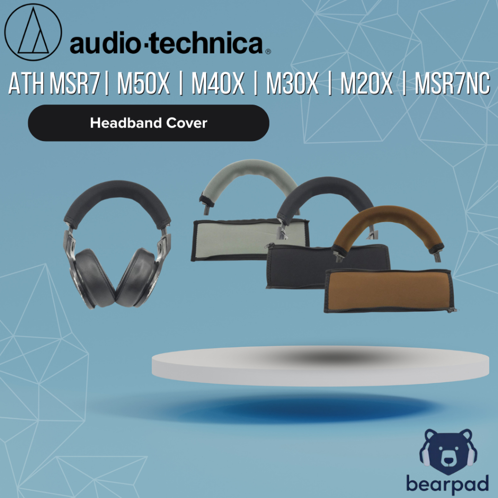 Headband Cover Pelindung Earpad Headset ATH MSR7 M50X M40X M30 M20X MSR7NC ATH-DSR7BT ATH-SR9 ATH-DS