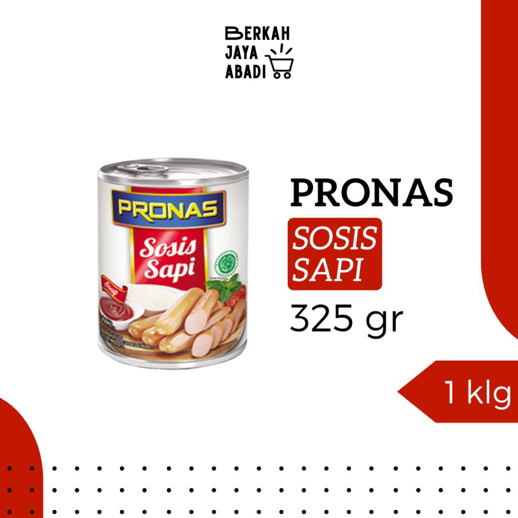 

PRONAS Sosis Sapi 325 gr | Sosis Siap Makan | Grosir