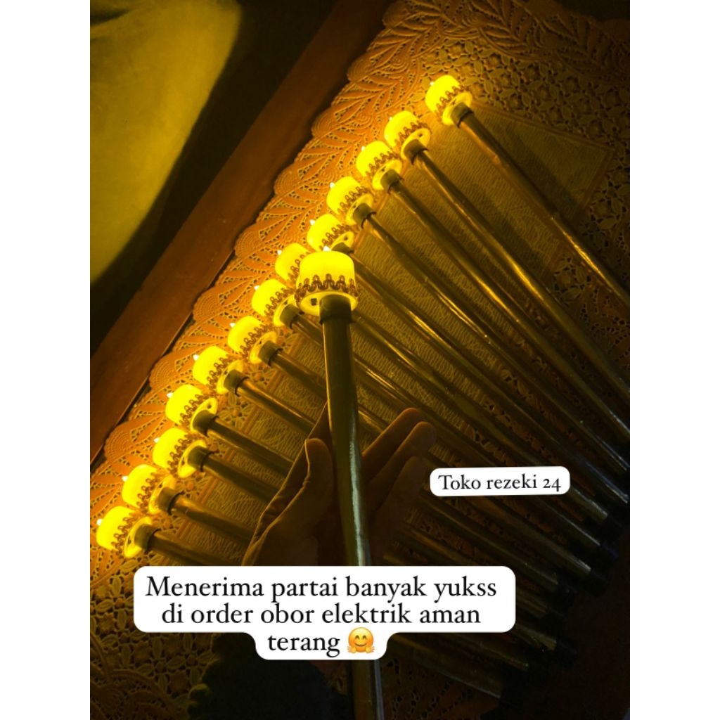 Obar elektrik  / oncor / obor / pawai / obor elektrik pawai  anak / mainan anak / murah / Obor Lampu