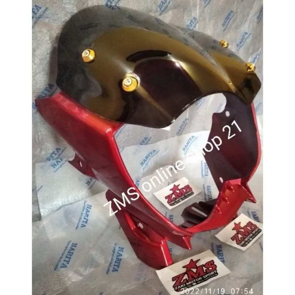 SETT BATOK LAMPU + VISOR TIGER REVO BATOK DEPAN TIGER REVO + VISOR / COVER lampu tiger revo batok me