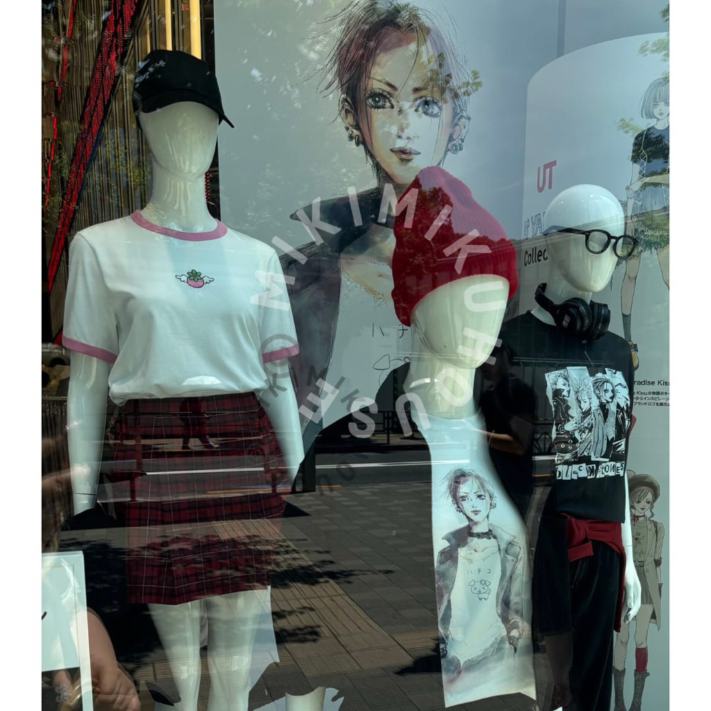 UNIQLO X AI YAZAWA NANA 2025 JULY JAPAN JEPANG ANIME COLLAB COLLABORATION TSHIRT GU UT