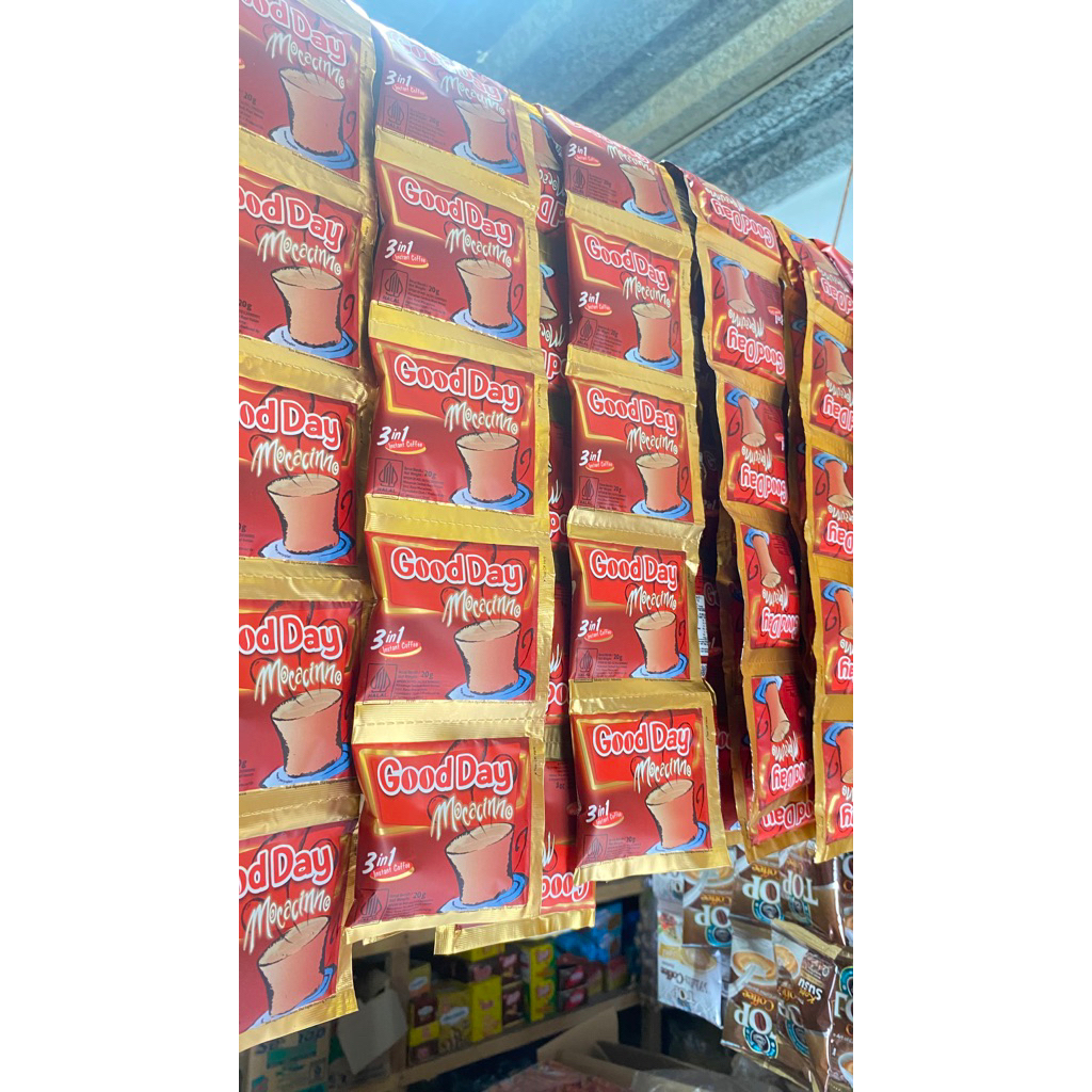 

kopi good day - kopi 3in1 - kopi instant - kopi seduh - 1 rencengan isi 10