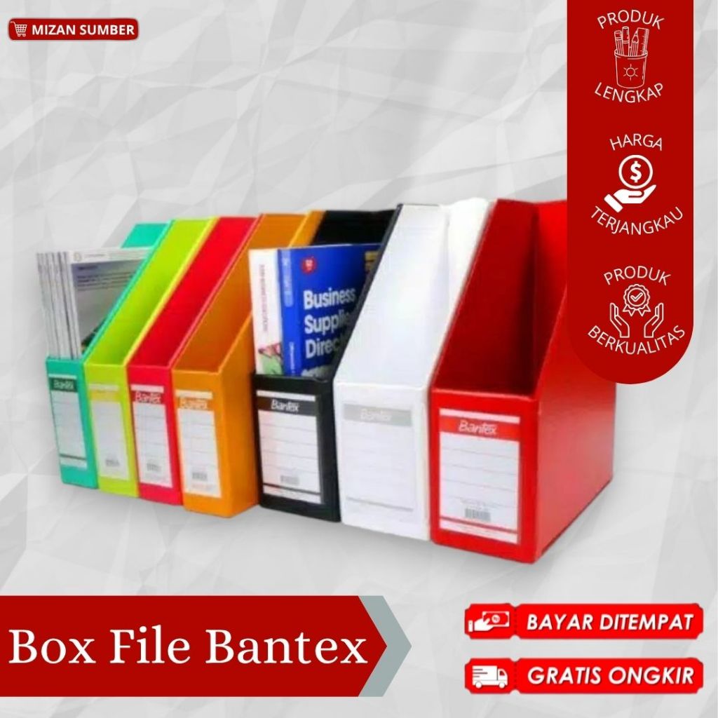 

Box File Bantex / Box File Bantex Jumbo / Box File Bantex 10cm 12cm / Perlengkapan Sekolah / Perlengkapan Kantor / Bisa COD / FREE Ongkir / ATK Murah / Cirebon