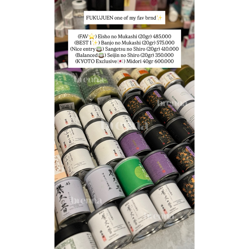 

[READY STOCK] Fukujuen Matcha Powder | Ceremonial Matcha Kyoto Japan