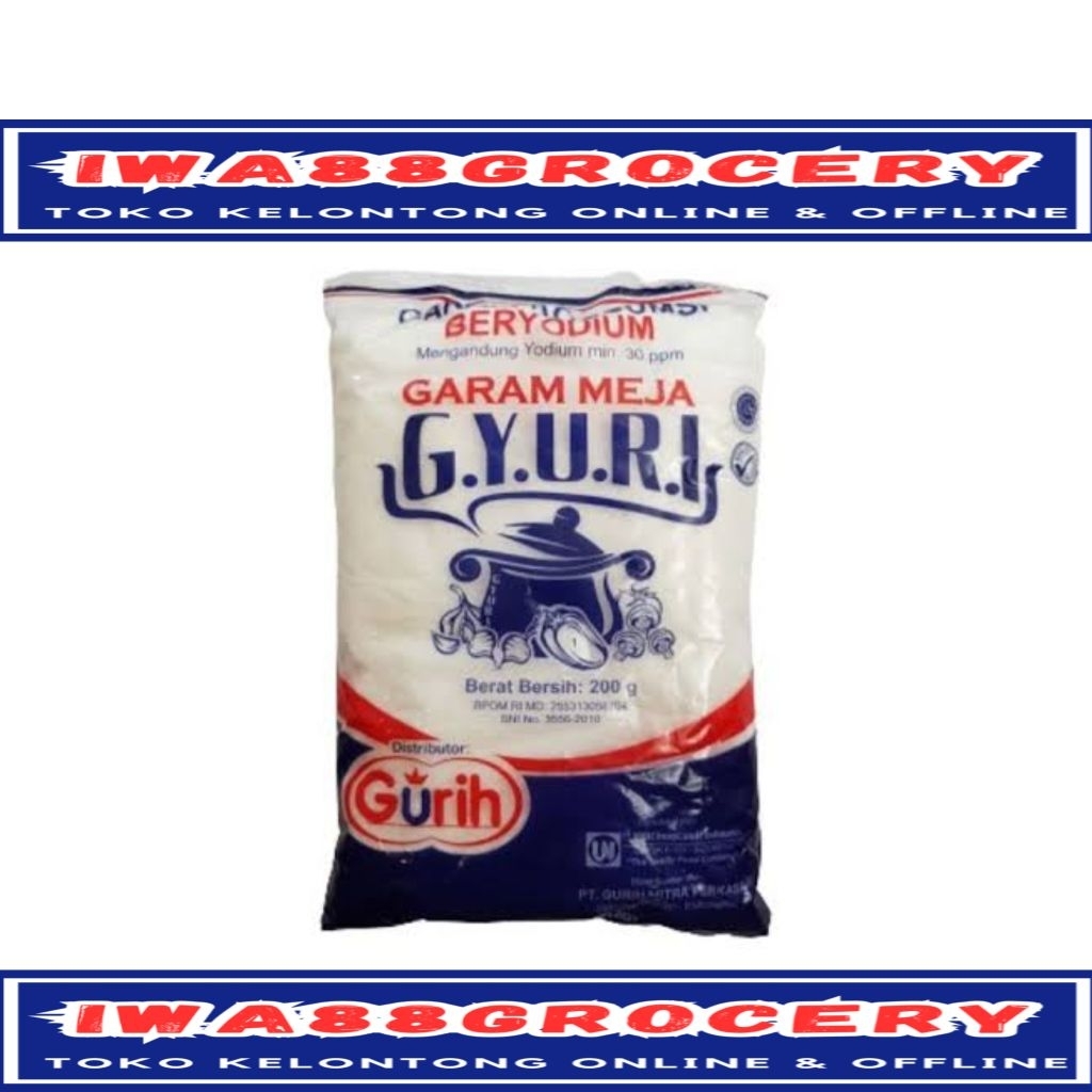 

GYURI Garam meja halus 200gr