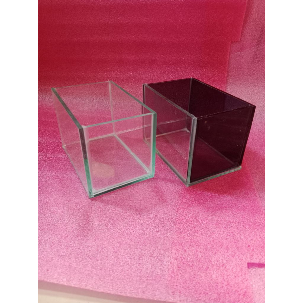Soliter kaca 15x10x10 // Akuarium tempat ikan cupang // Soliter kaca // Akuarium mini // Aquascape /
