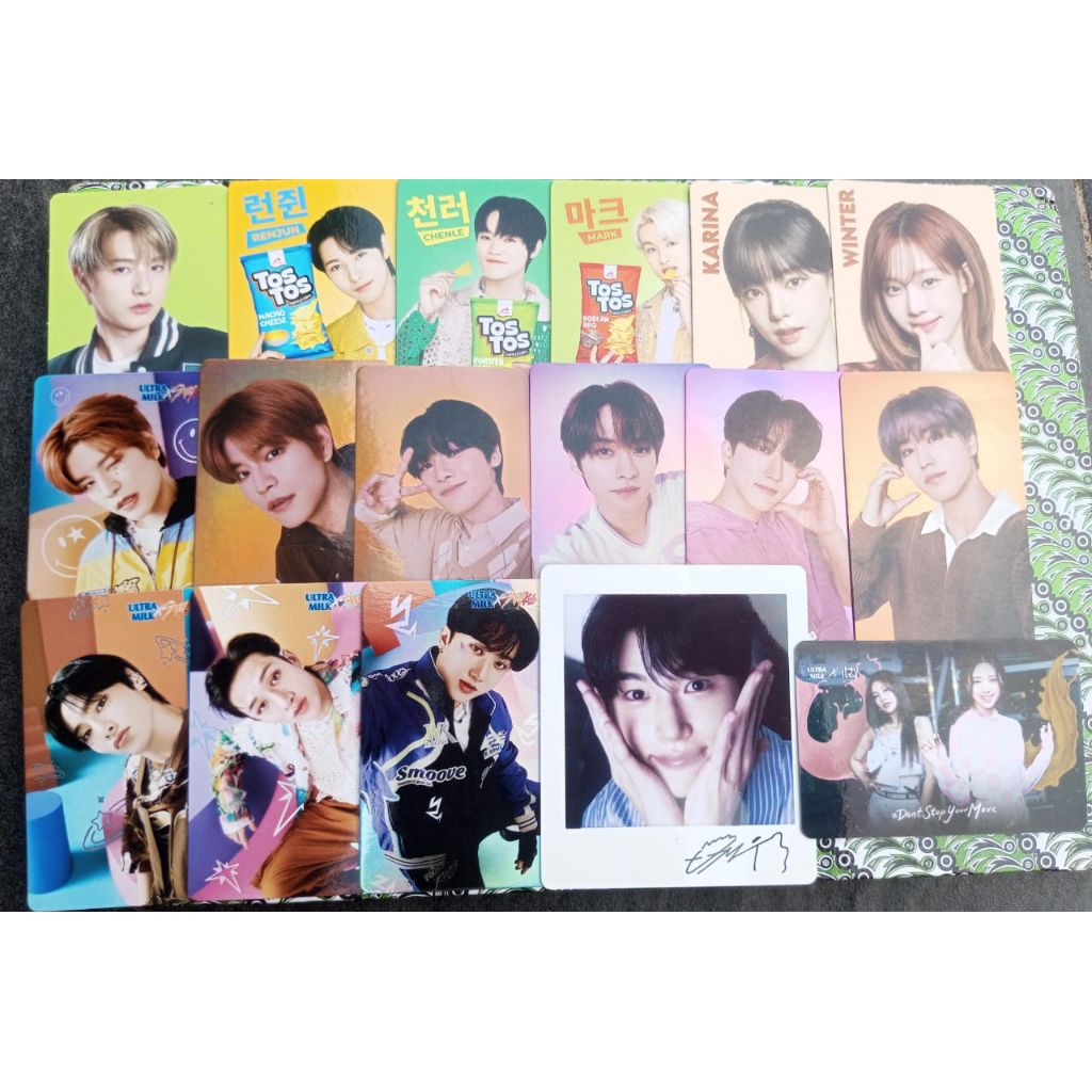 [Ar.World☆]CLEARANCE PHOTOCARD COLLAB NCT DREAM, STRAY KIDS, AESPA, ITZY, BYEON WOO-SEOK