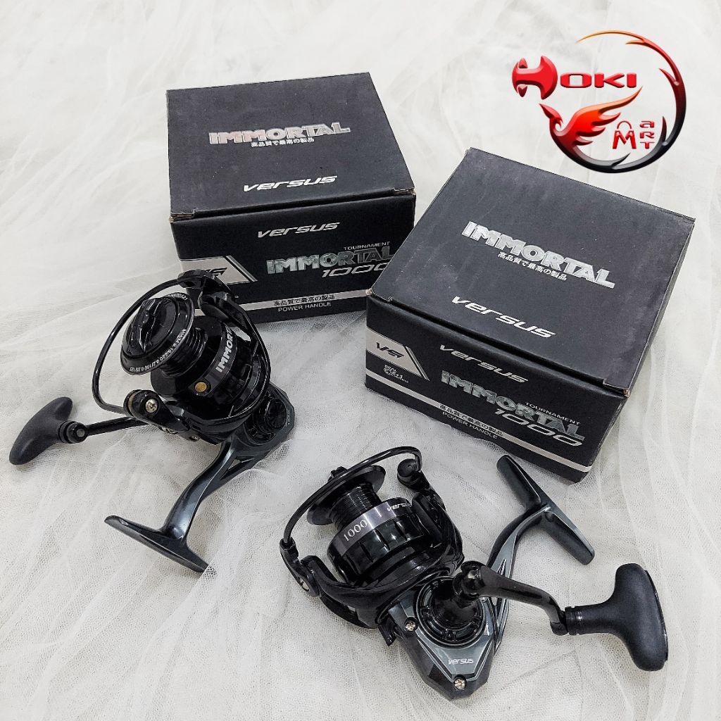 Reel spinning versus immortal 1000 8+1 reel ball bearing / reel power handle