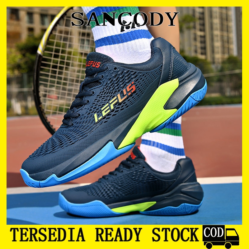 LEFUS Sepatu Badminton Pria dan wanita umum Sepatu Bulutangkis Sepatu Olahraga Badminton Original  P