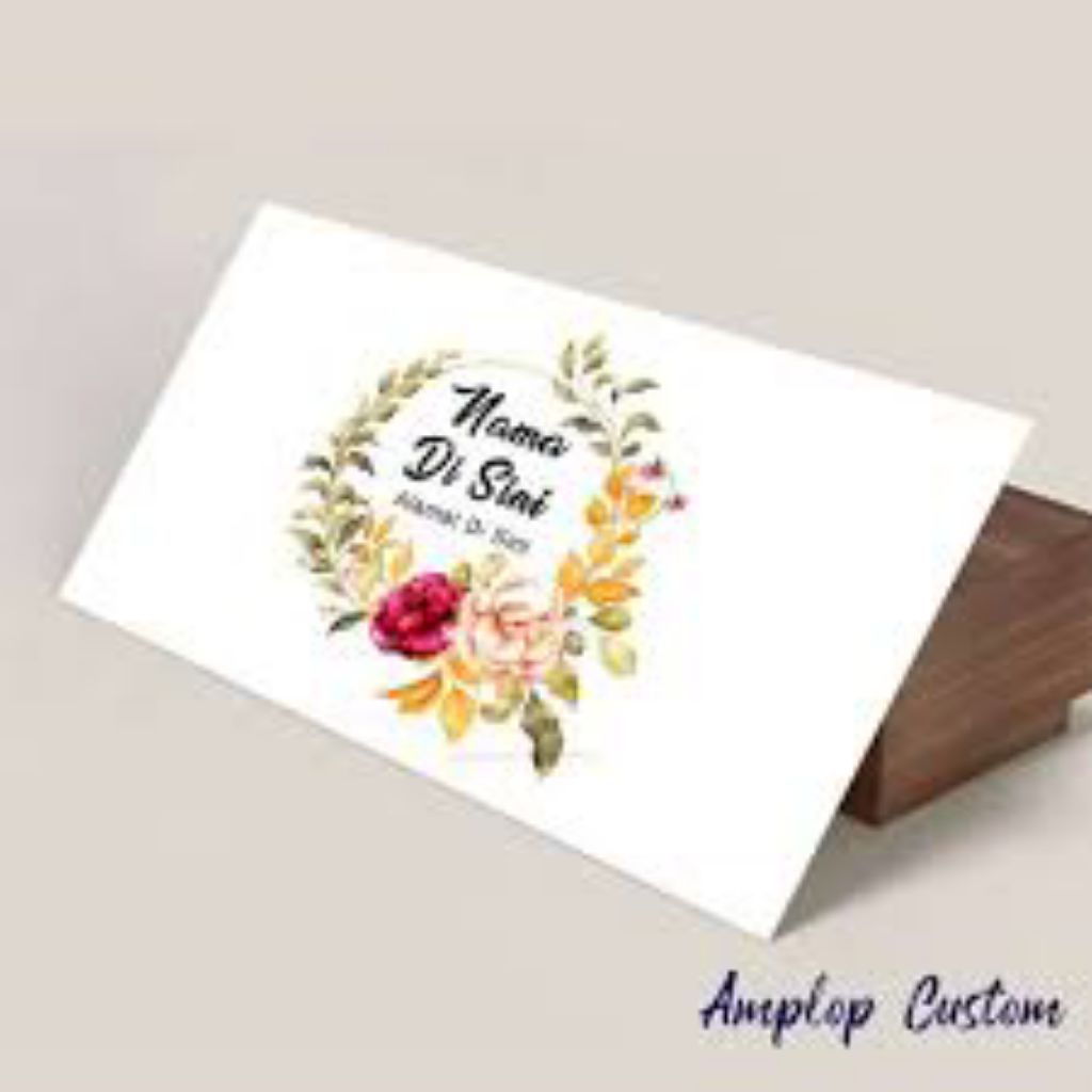 

Amplop Kondangan CUSTOME / DESAIN NAMA SENDIRI /25 lembar