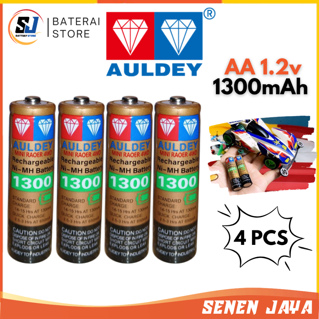 Baterai AA Rechargeable AA  battery Sony 4600 mAh 4 PCS Eneloop Pro 1.2V Batre Auldey Batre Recharge