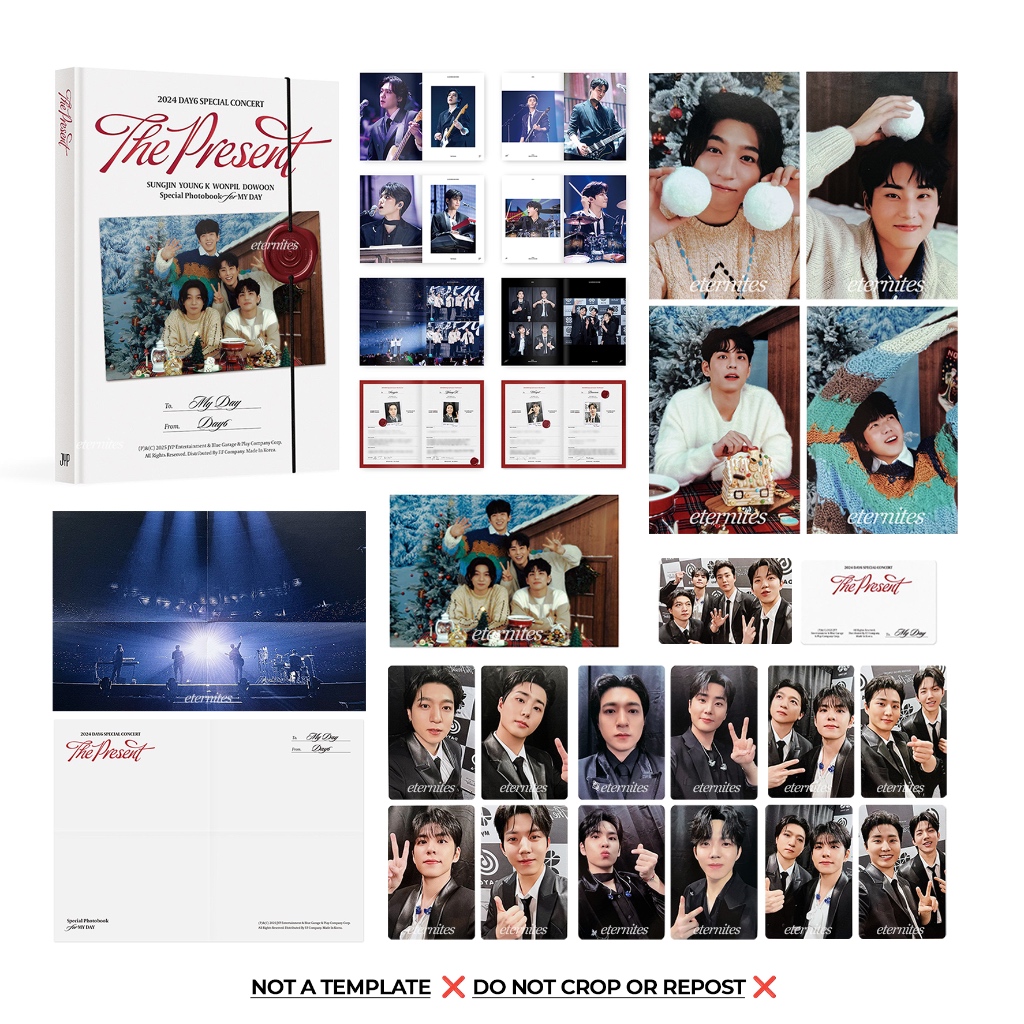 [ READY STOCK / SHARING / OFFICIAL ] DAY6 - 2024 THE PRESENT TPS PHOTOBOOK PB POSTER SUNGJIN YOUNGK 