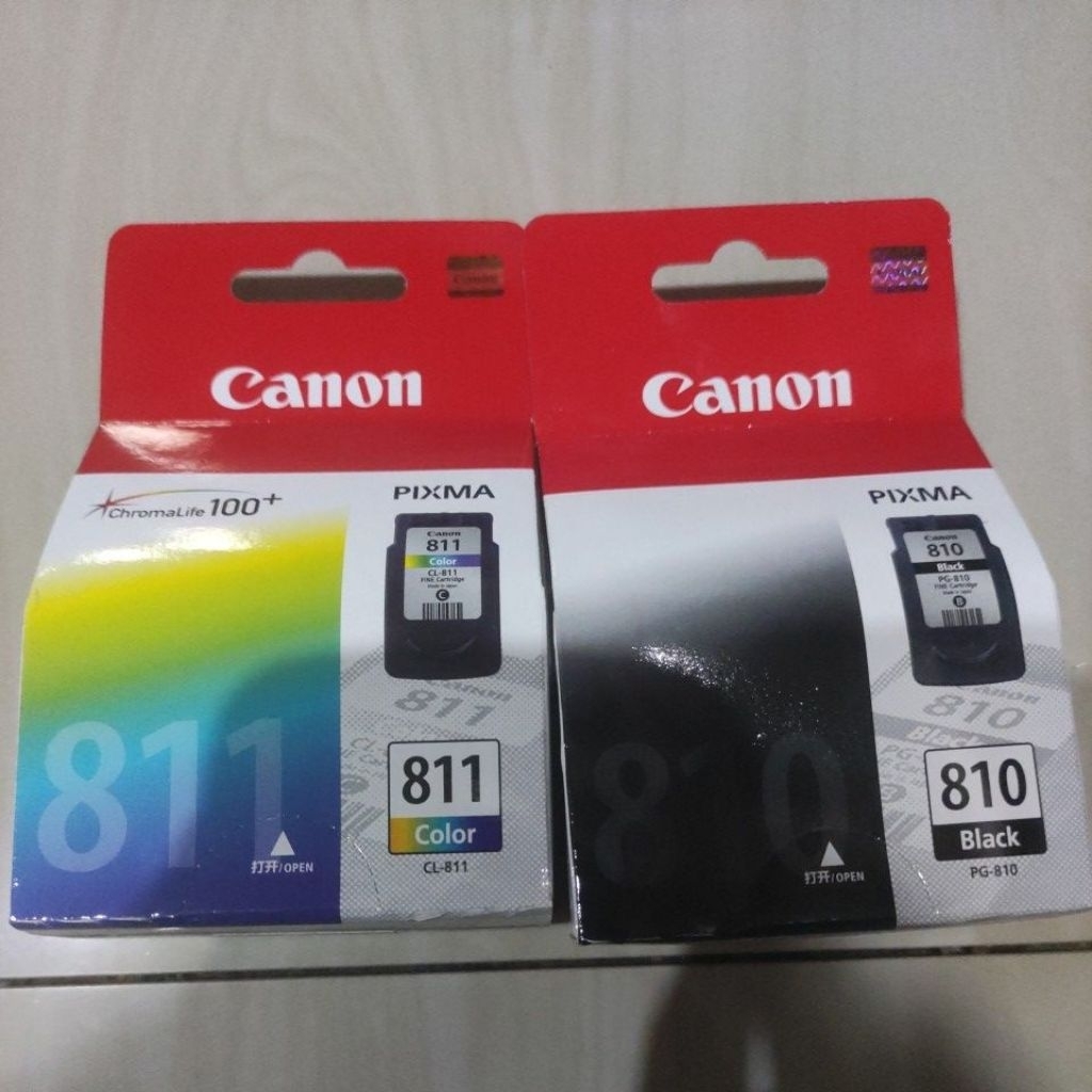 CARTRIDGE CANON 810 811 NEW ORIGINAL GARANSI