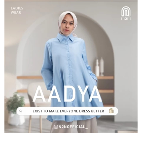 N2N TUNIK AADYA TUNIK WANITA TUNIK POLOS TUNIK N2N TERBARU