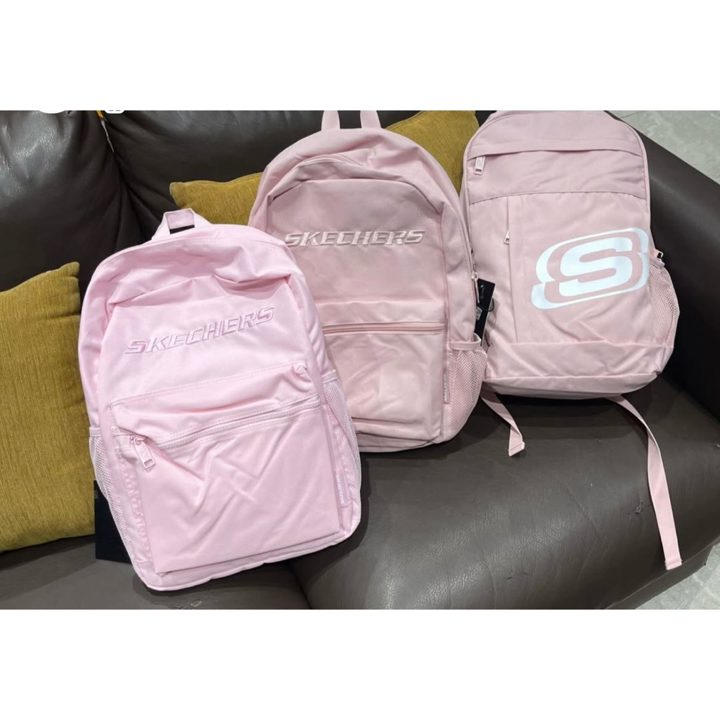 Tas Skechers BackPack Simple - Pink/Grey