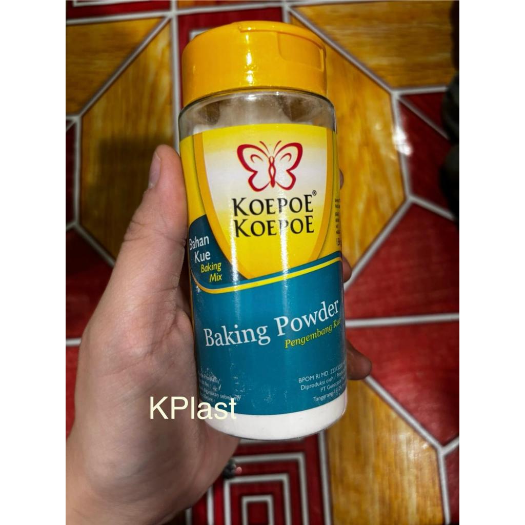 

Baking Powder Koepoe Koepoe 136 gram / Pengembang Kue Koepoe Koepoe 136 gram