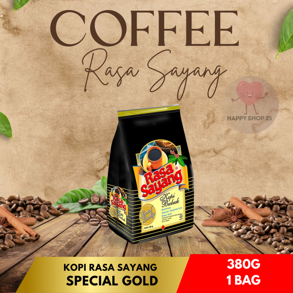 

Rasa Sayang Kopi Special Gold 380g Kopi bubuk Kopi hitam 380gram