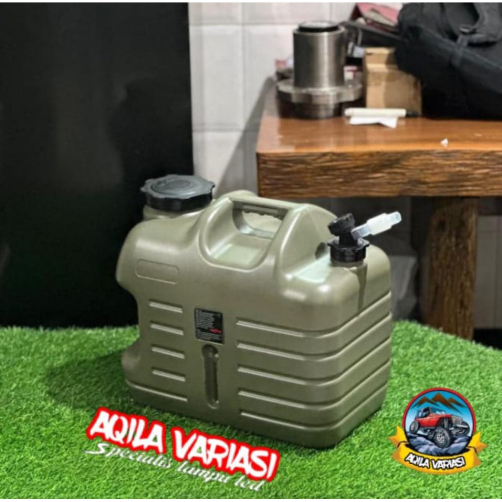 JERIGEN JERRY CAN SHARK AIR MINUM BERSIH PLASTIK 25 LITER HEAVY DUTY