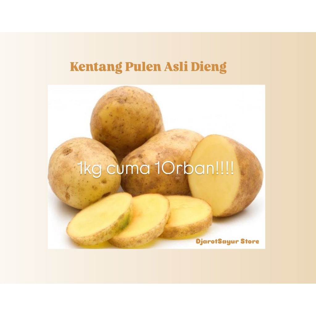 

Kentang pulen asli Dieng 1 kg