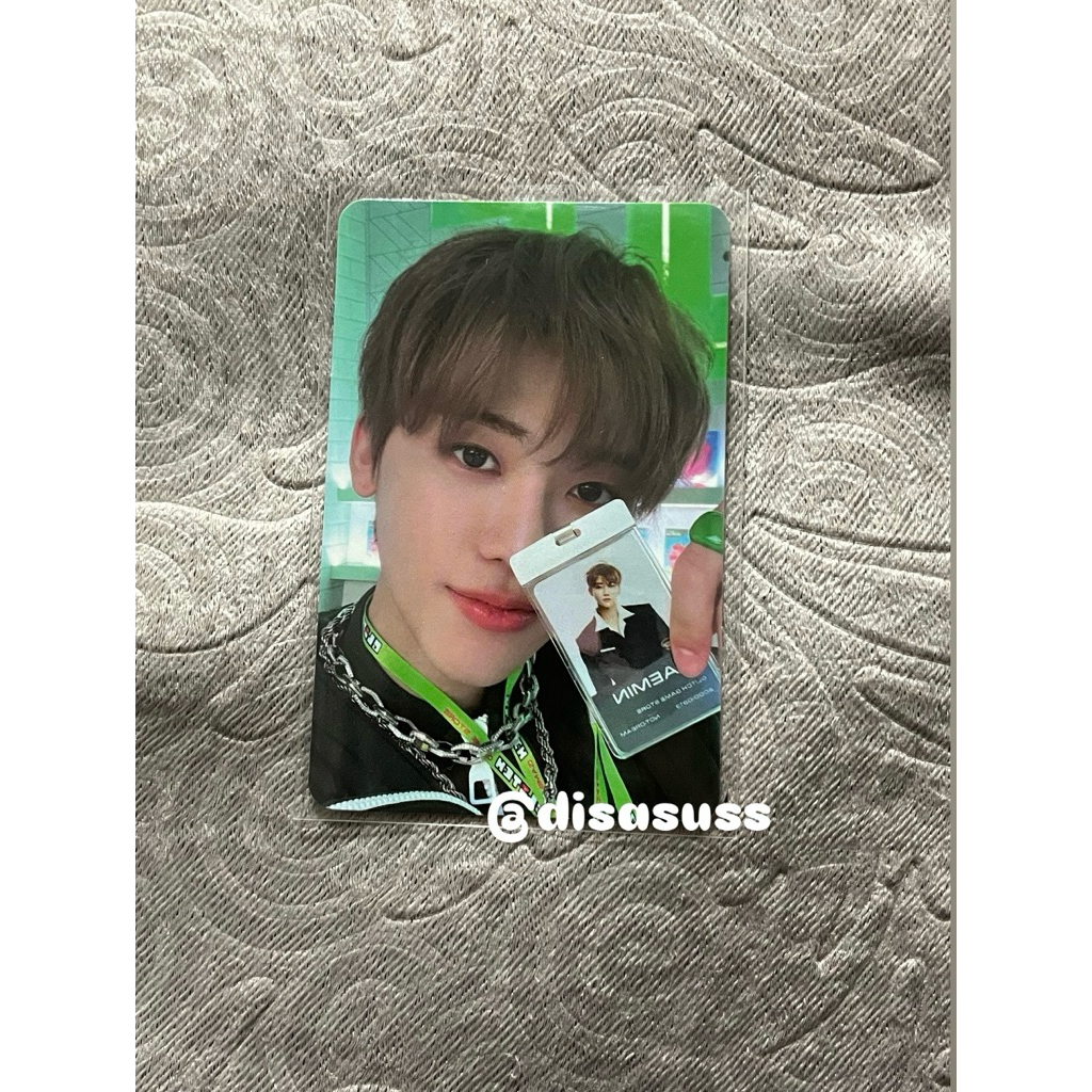 [official] wts photocard pc jaemin pob benefit sgs sm global shop glitch mode digipack ver nct dream
