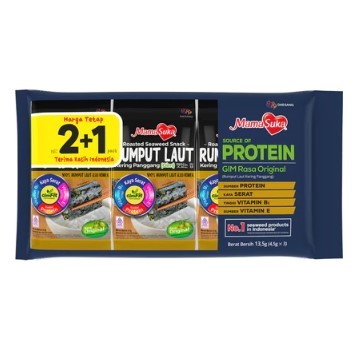 

MamaSuka - Rumput Laut Panggang Original Beli 2 Isi 3 @4,5 gr