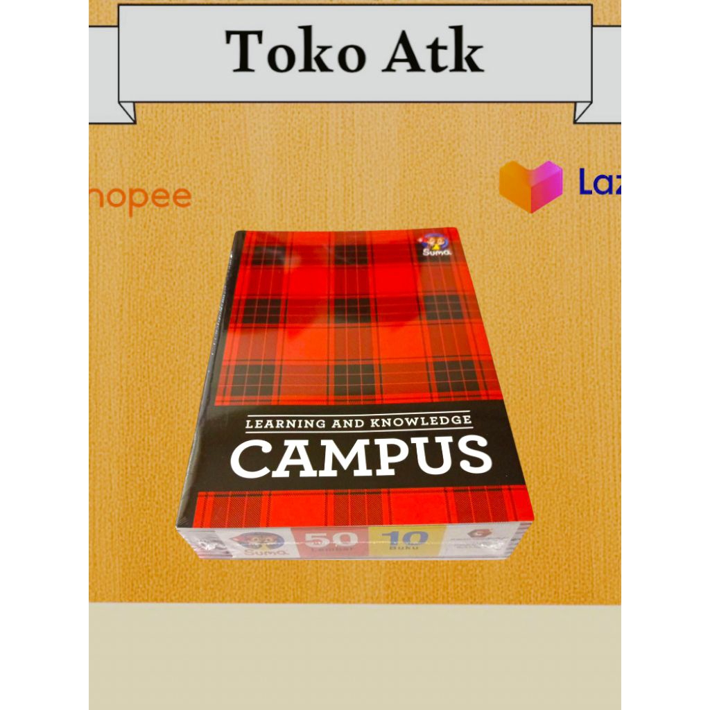 

1 pak buku tulis suma 50 lembar