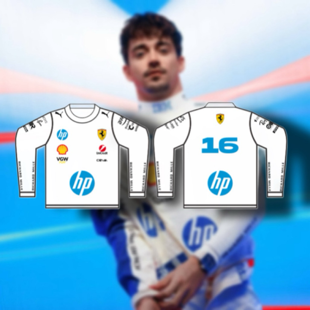 ZB69 Jersey Ferrari F1 Long Sleeve