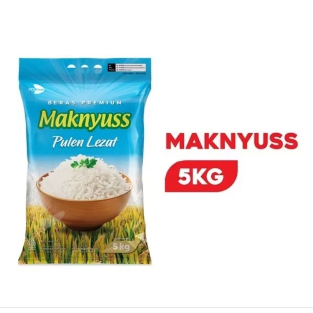 

Beras Premium Maknyuss Pulen Lezat 5Kg