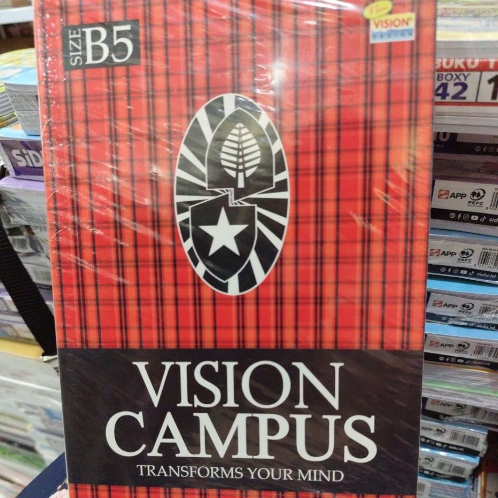 

Buku Tulis Boxy merek Vision 36, 42 Lembar