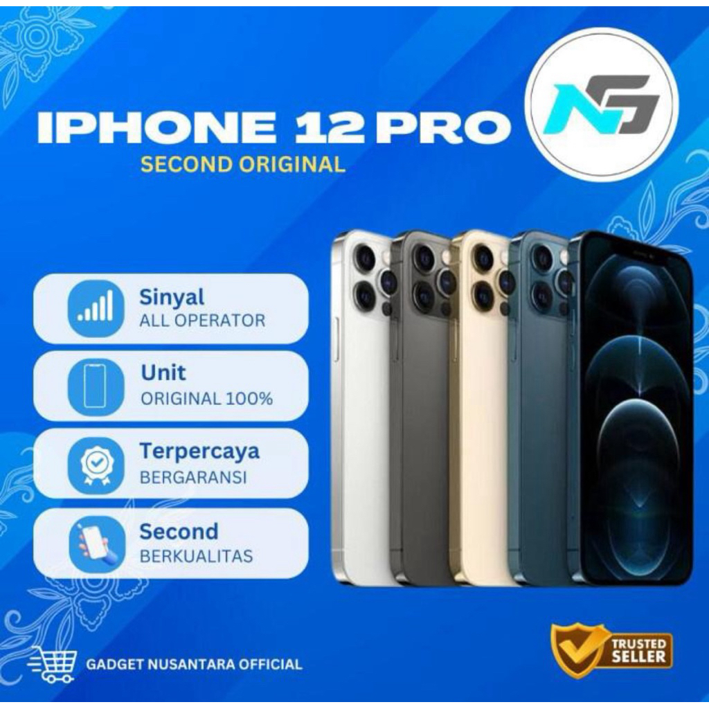 IPhone 12 Pro Second Original Fullset