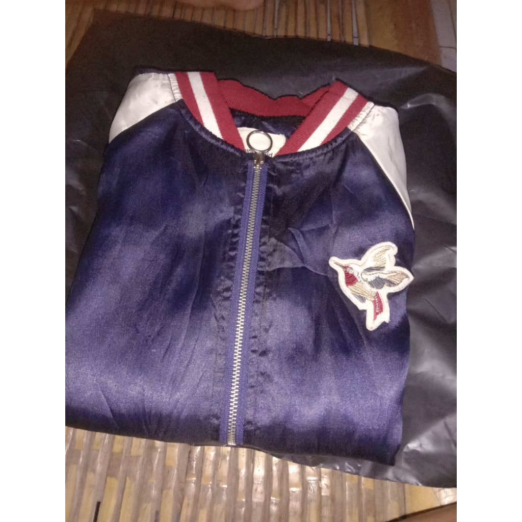 varsity satin