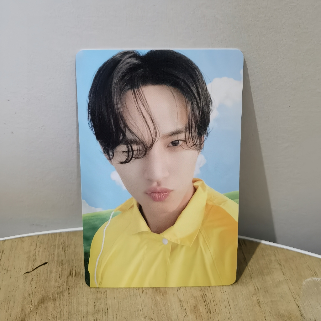 Official photocard mingyu seventeen heaven carver RPC mingyu cimumu photocard mingyu jas ujan kuning
