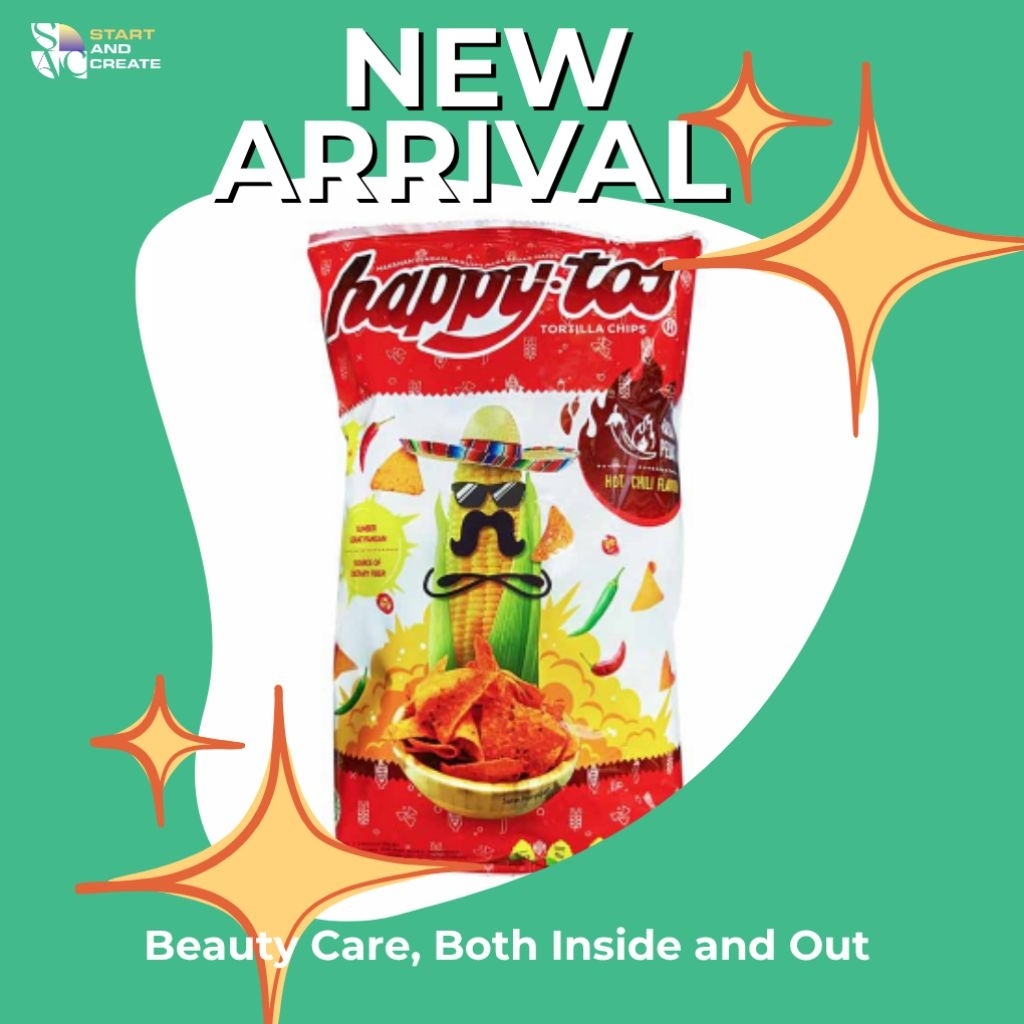 

Happy Tos Chili Pepper (Pedas) 140gr