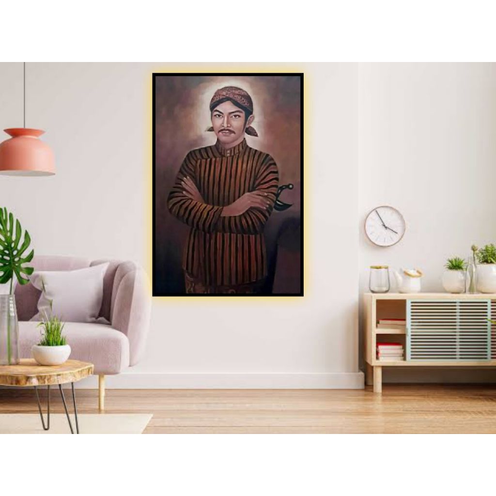 POSTER DINDING SUNAN KALIJAGA | LUKISAN DINDING PARAWALI | HIASAN DINDING WALISONGO