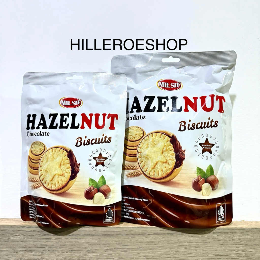 

MR. SIF HAZELNUT CHOCOLATE BISCUITS 100GR & 200GR BISKUIT ISI COKELAT HAZELNUT MR.SIF IMPORT