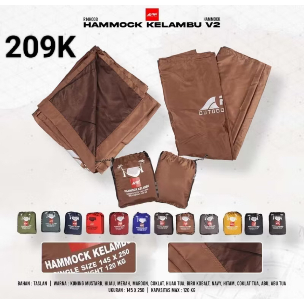 Hammock Rei Kelambu V2