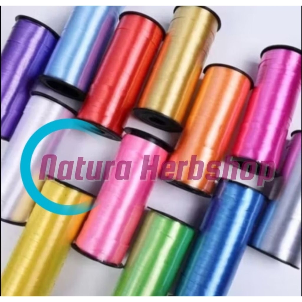 

Tali Pita Balon 100 Yard 5 mm x 100 Tali Dekorasi Pesta Warna Warni Roll Fleksibel untuk Pesta dan Acara Khusus